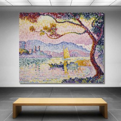 Antibes Paul Signac psn4 canvas print 