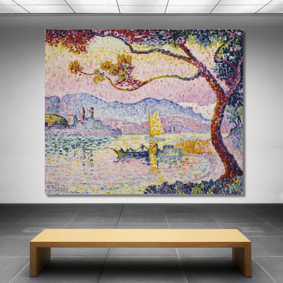 Antibes Paul Signac psn4 canvas print 