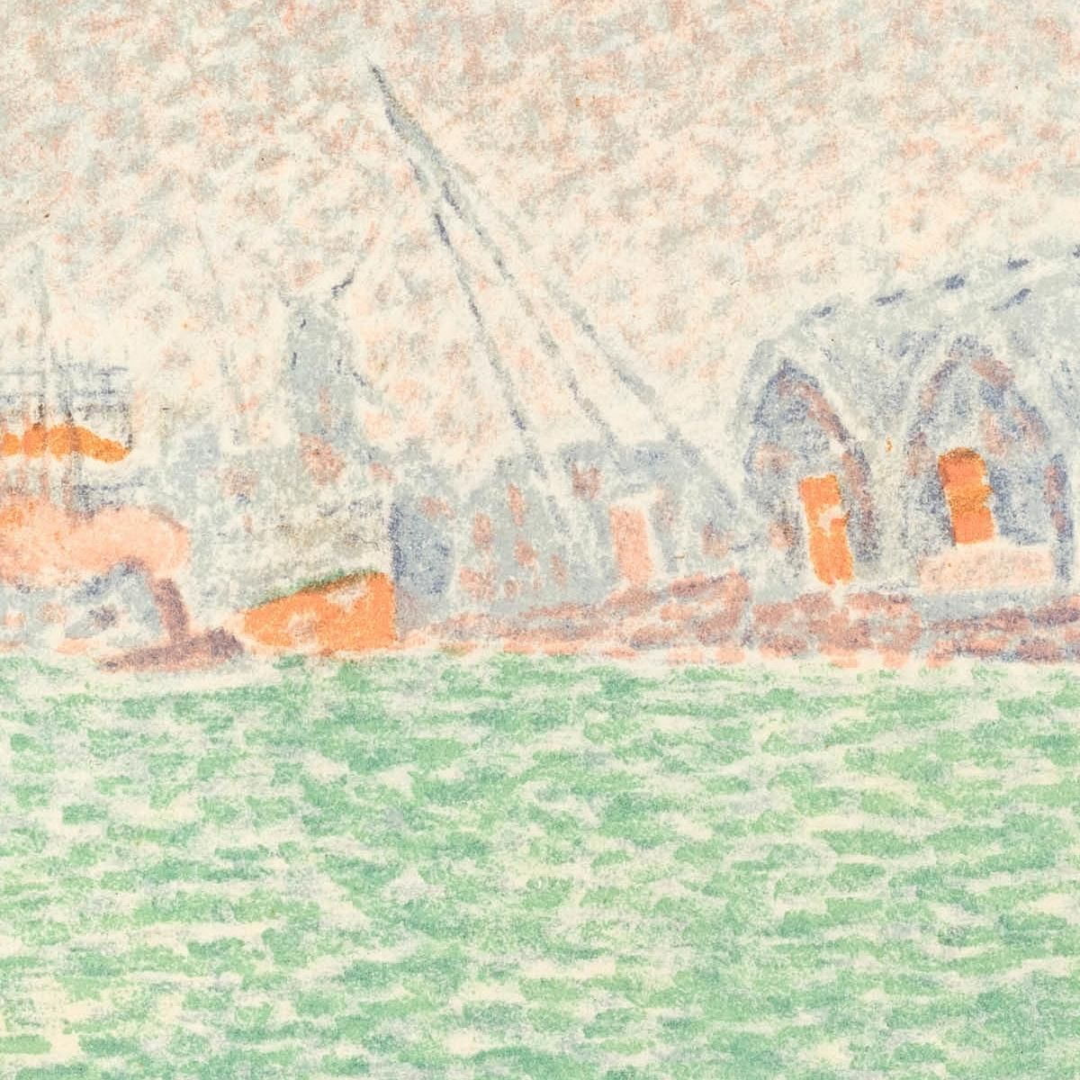 At Flushing A Flessingue Paul Signac psn6 canvas print