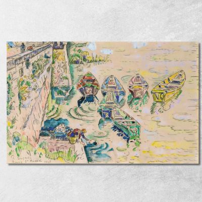 Bourg Saint-Andéo Paul Signac psn16 canvas print 