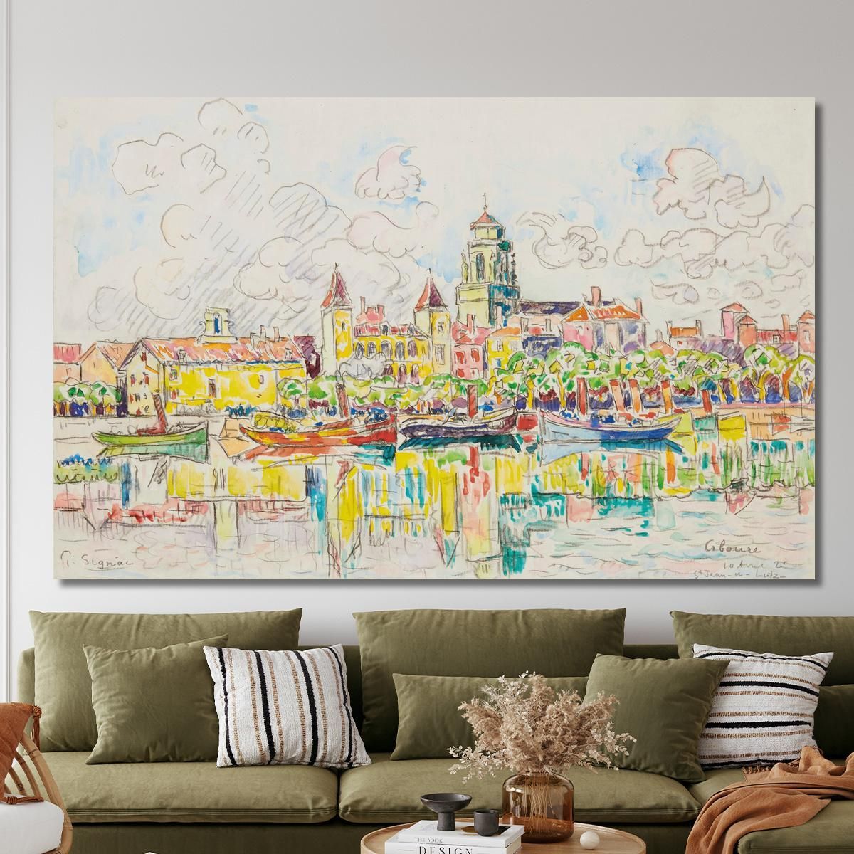 Ciboure Paul Signac psn22 canvas print 