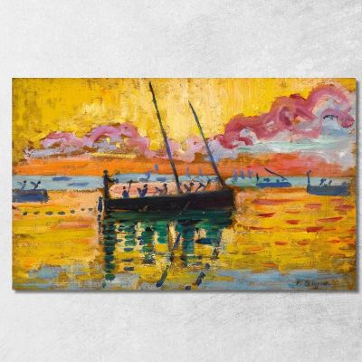 Concarneau Study Paul Signac psn25 canvas print 