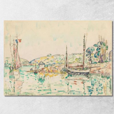 Concarneau Paul Signac psn26 canvas print 