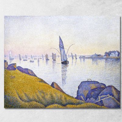 Evening Calm Concarneau Opus 220 Allegro Maestoso Paul Signac psn29 canvas print 