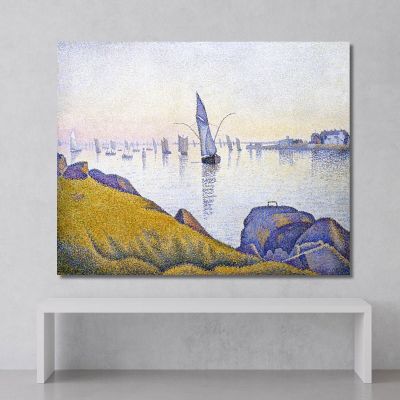 Evening Calm Concarneau Opus 220 Allegro Maestoso Paul Signac psn29 canvas print 