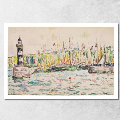 Groix The Lighthouse Paul Signac psn35 canvas print 