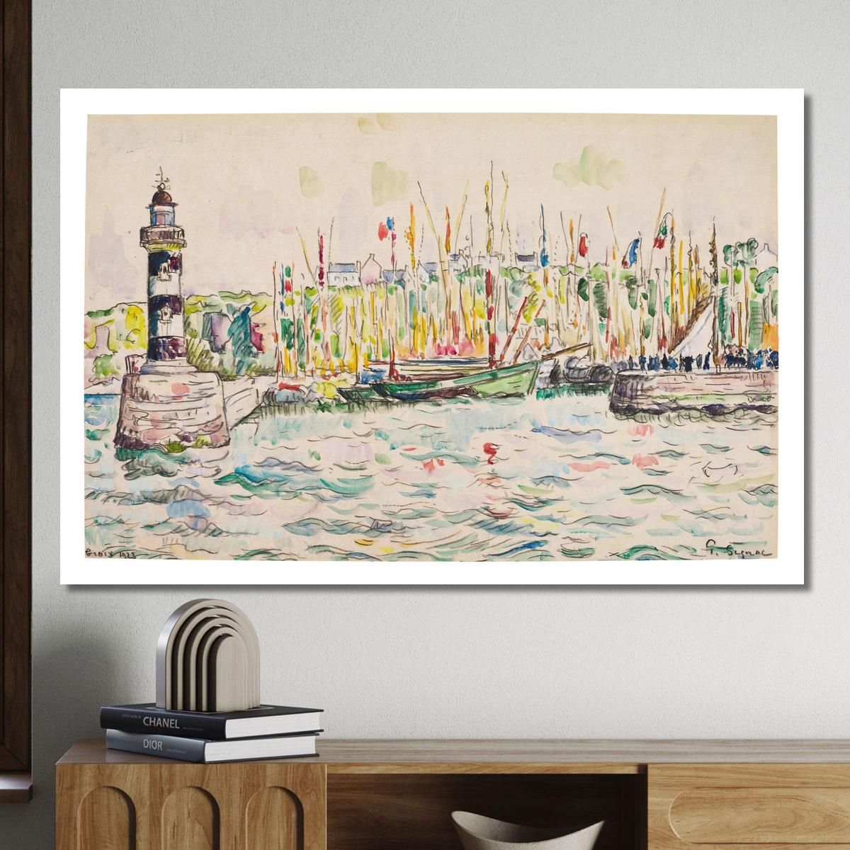 Groix The Lighthouse Paul Signac psn35 canvas print 