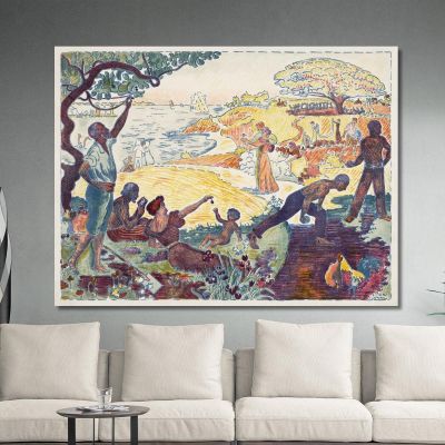Harmonious Times Paul Signac psn37 canvas print 
