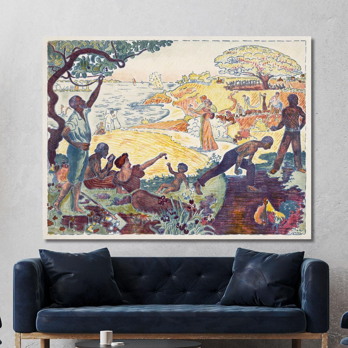 Harmonious Times Paul Signac psn37 canvas print 