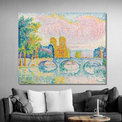 The City Paris Paul Signac psn39 canvas print 