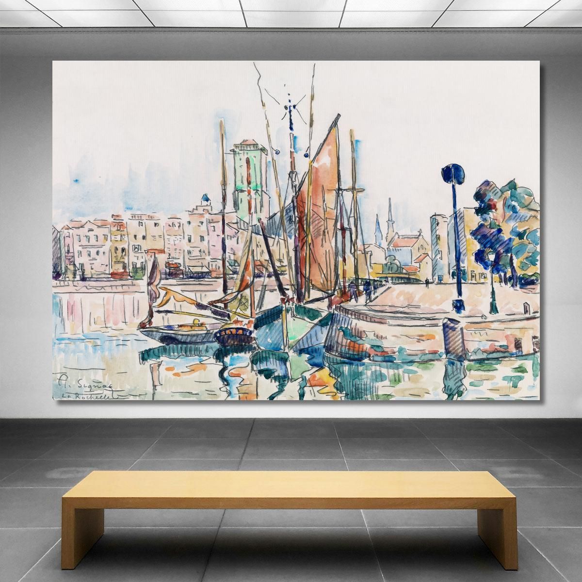 La Rochelle Paul Signac psn42 canvas print 