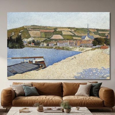 Les Andelys Cote D’Aval Paul Signac psn55 canvas print 