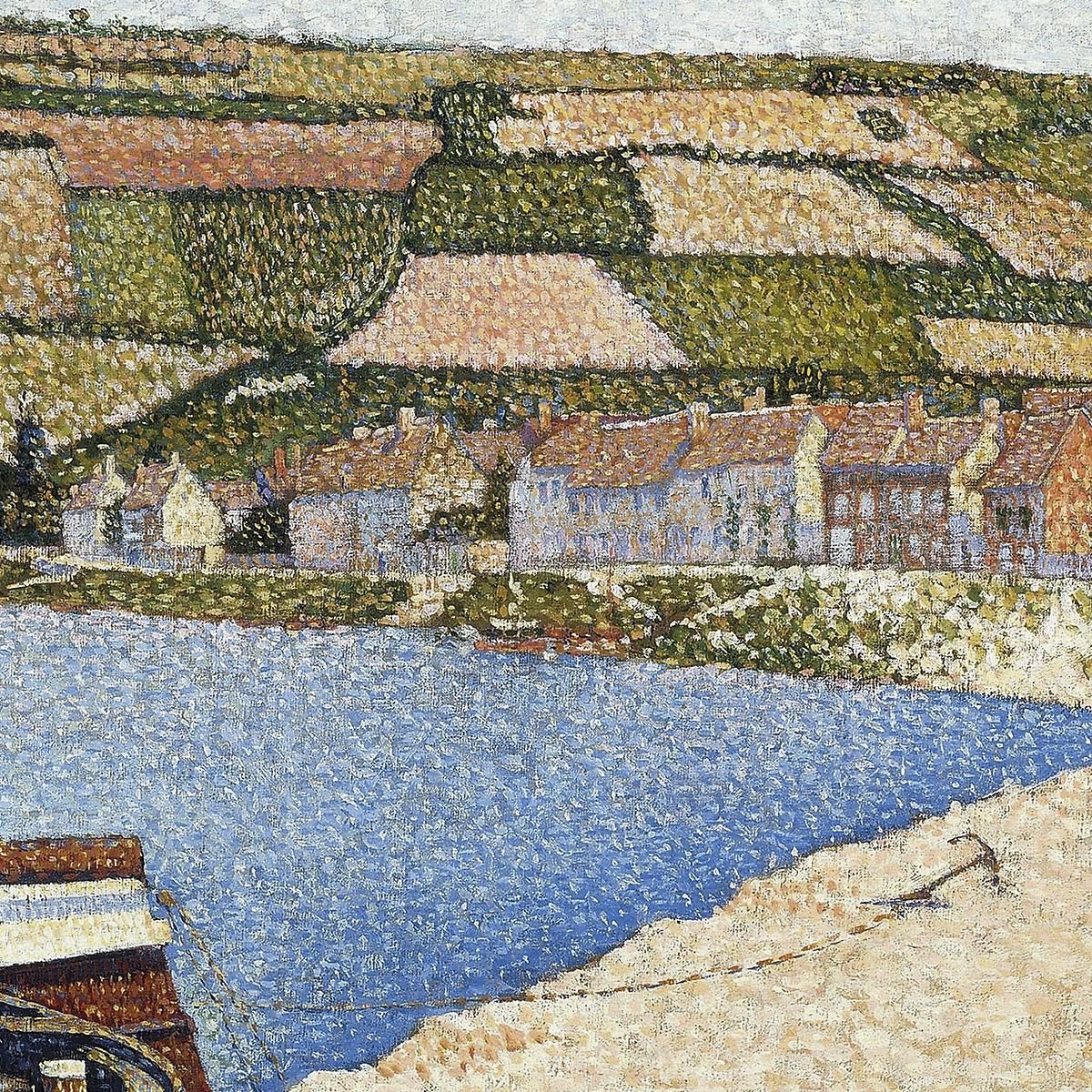 Les Andelys Cote D’Aval Paul Signac psn55 canvas print