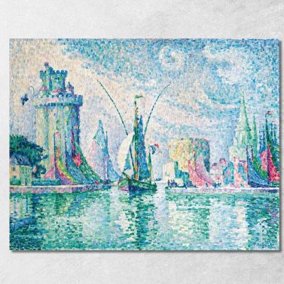 The Green Towers La Rochelle Paul Signac psn60 canvas print 