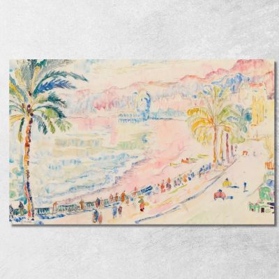 Nice La Promenade Des Anglais Paul Signac psn66 canvas print 