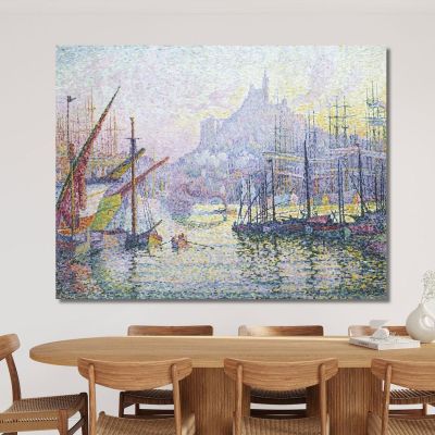 Our Lady Of The Guard The Good Mother Marseilles Paul Signac psn67 canvas print 