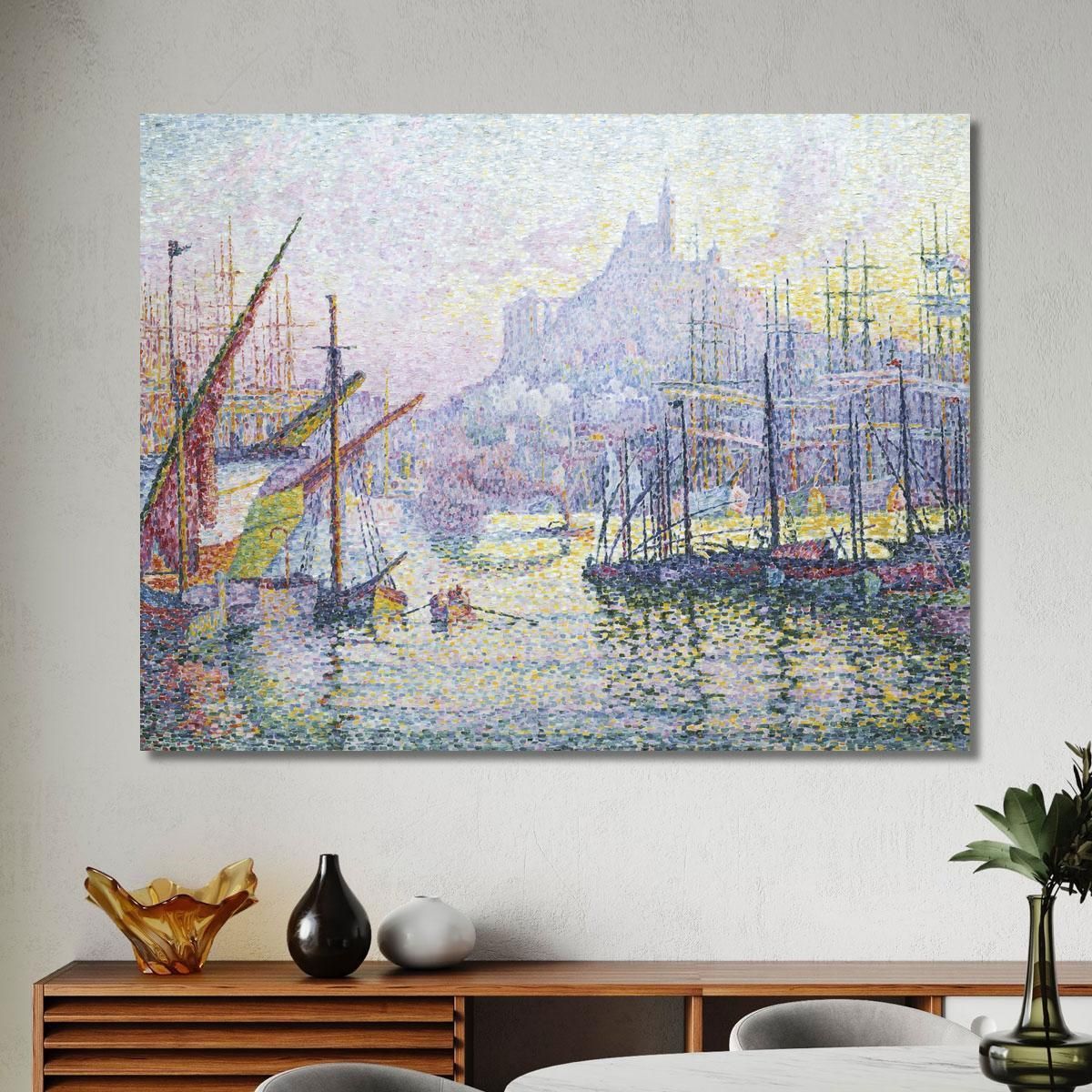 Our Lady Of The Guard The Good Mother Marseilles Paul Signac psn67 canvas print 