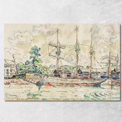 Paimpol Paul Signac psn69 canvas print 