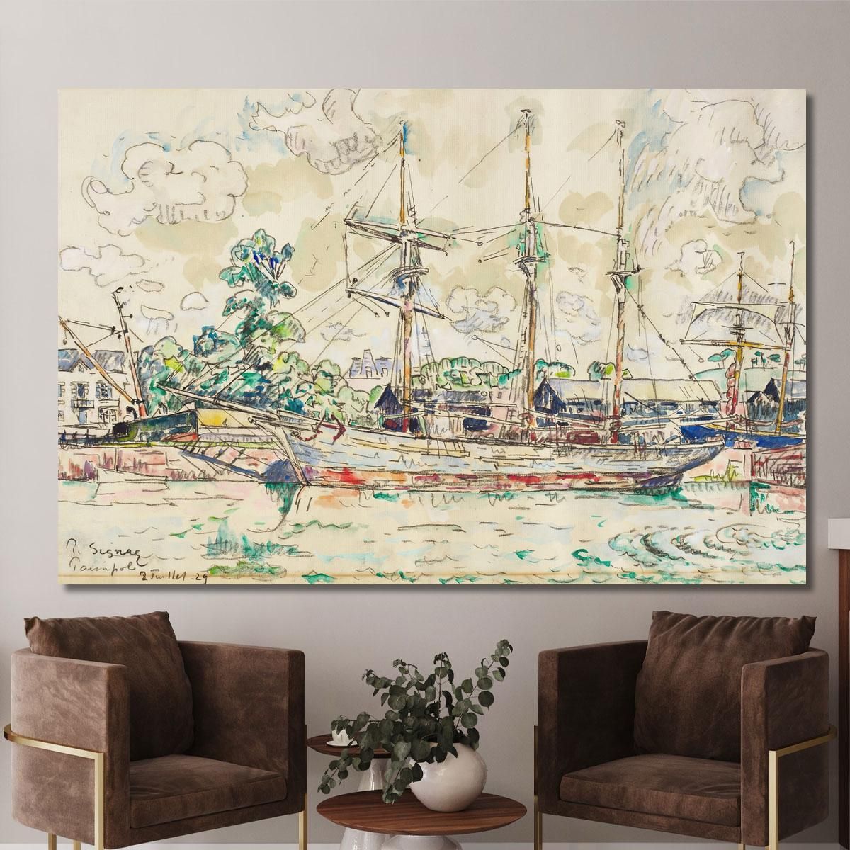 Paimpol Paul Signac psn69 canvas print 