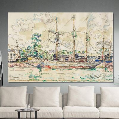 Paimpol Paul Signac psn69 canvas print 
