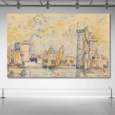 Port Of La Rochelle Paul Signac psn81 canvas print 