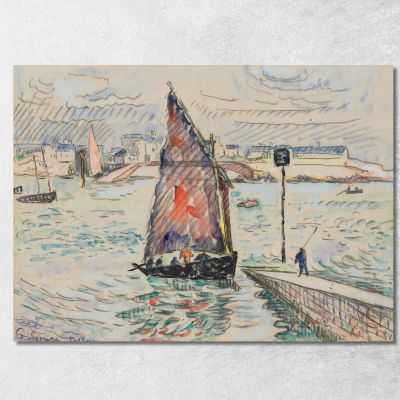 Port Louis Paul Signac psn85 canvas print 