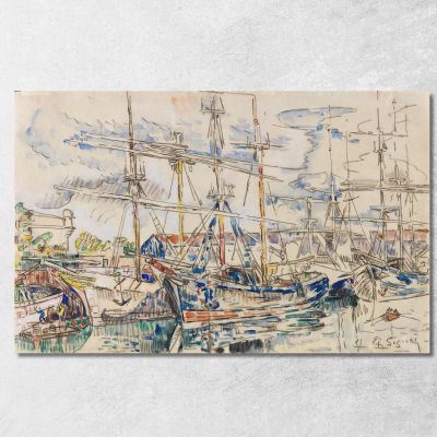 Saint-Malo The Newfoundlands Paul Signac psn93 canvas print 