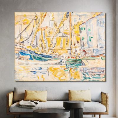 Saint Tropez Paul Signac psn104 canvas print 