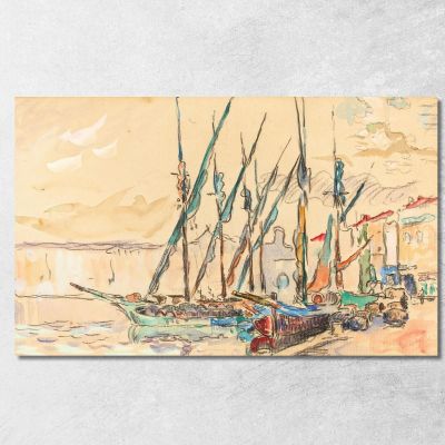 St Tropez Paul Signac psn107 canvas print 