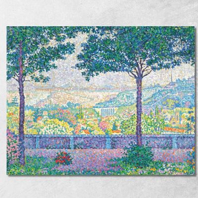 Meudon Terrace Paul Signac psn110 canvas print 