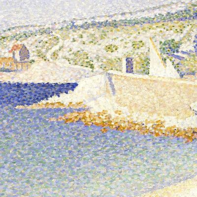 The Jetty At Cassis Opus 198 1889 Paul Signac psn115 canvas print