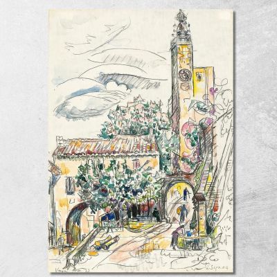 Vaison Paul Signac psn122 canvas print 