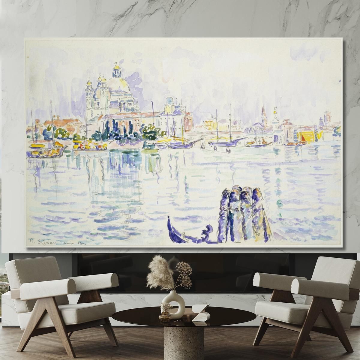 Venice Grand Canal Paul Signac psn123 canvas print 