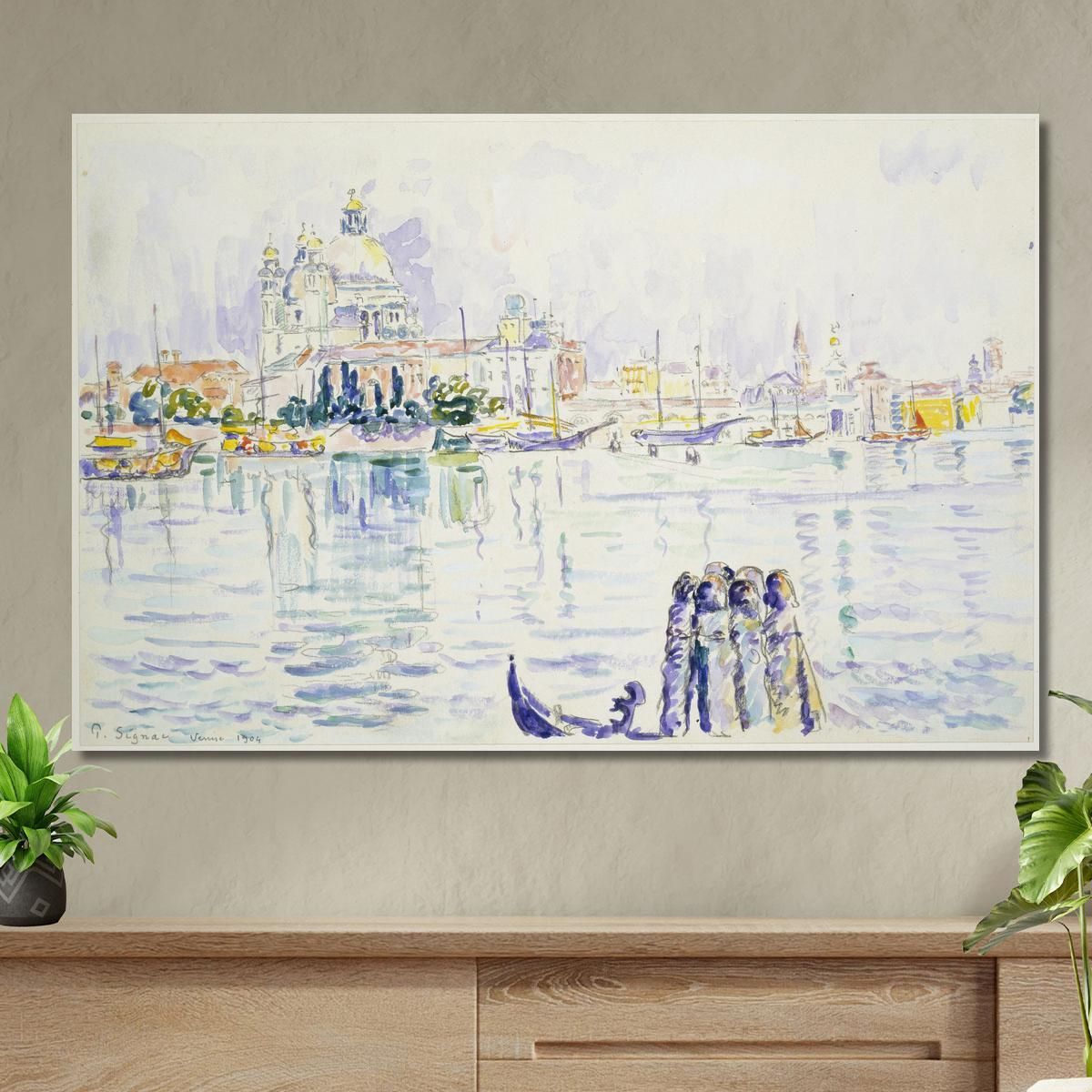 Venice Grand Canal Paul Signac psn123 canvas print 