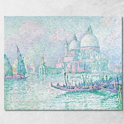 Venice. The Salute. Green Paul Signac psn125 canvas print 