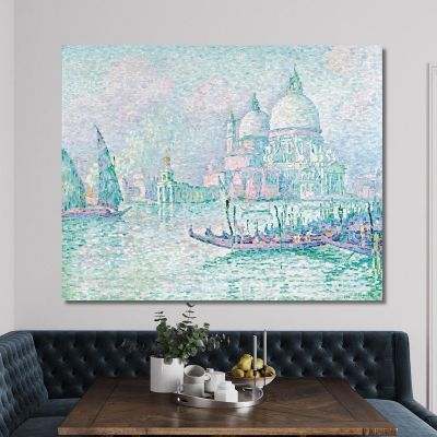 Venice. The Salute. Green Paul Signac psn125 canvas print 