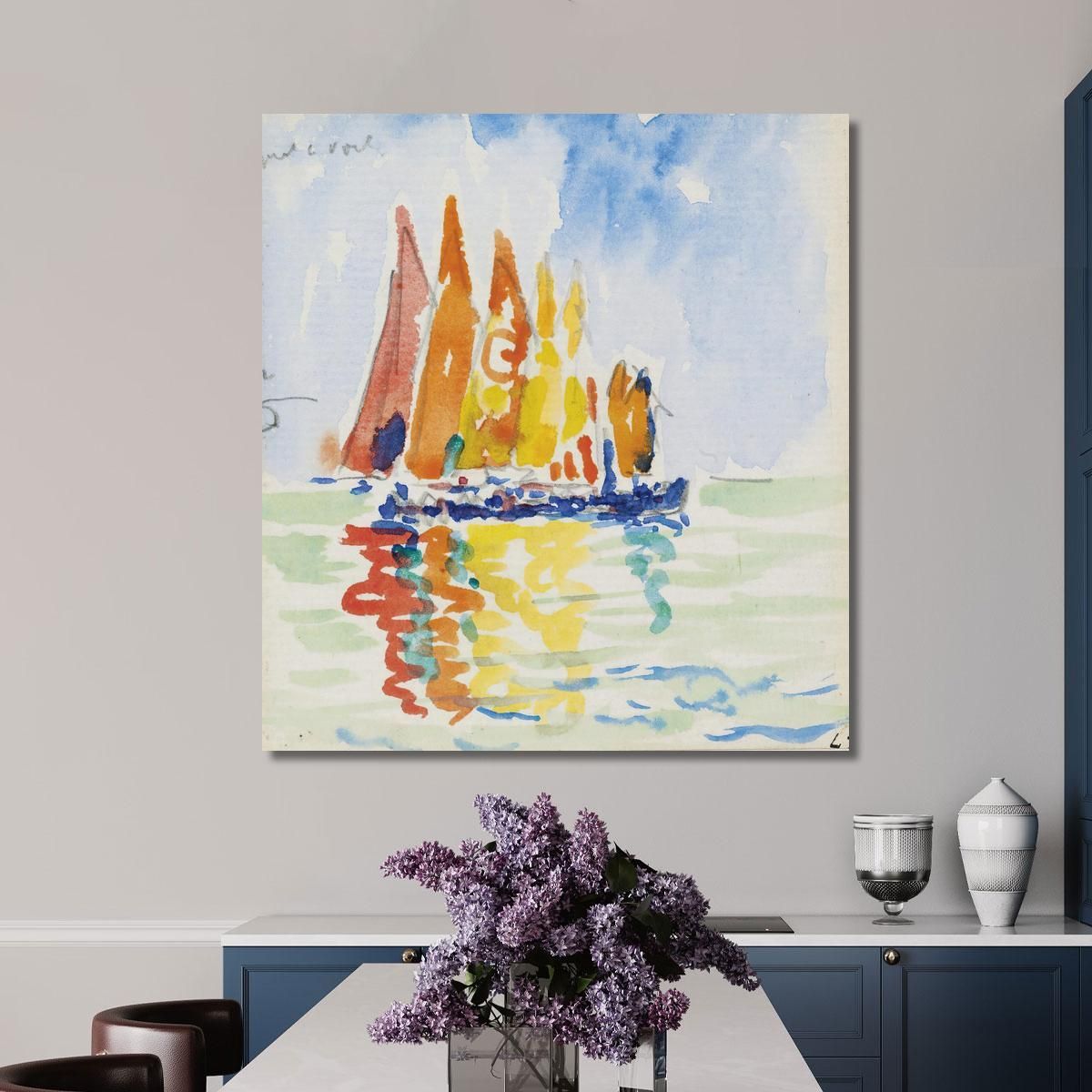 Venice Paul Signac psn126 canvas print 