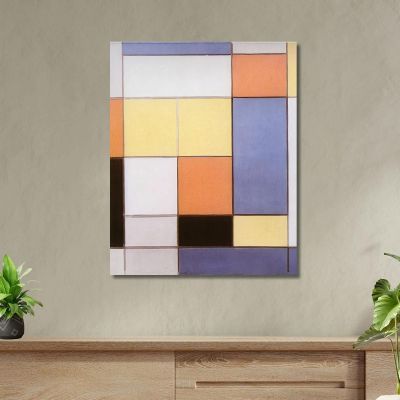 Composition B Piet Mondrian pmn4 canvas print 