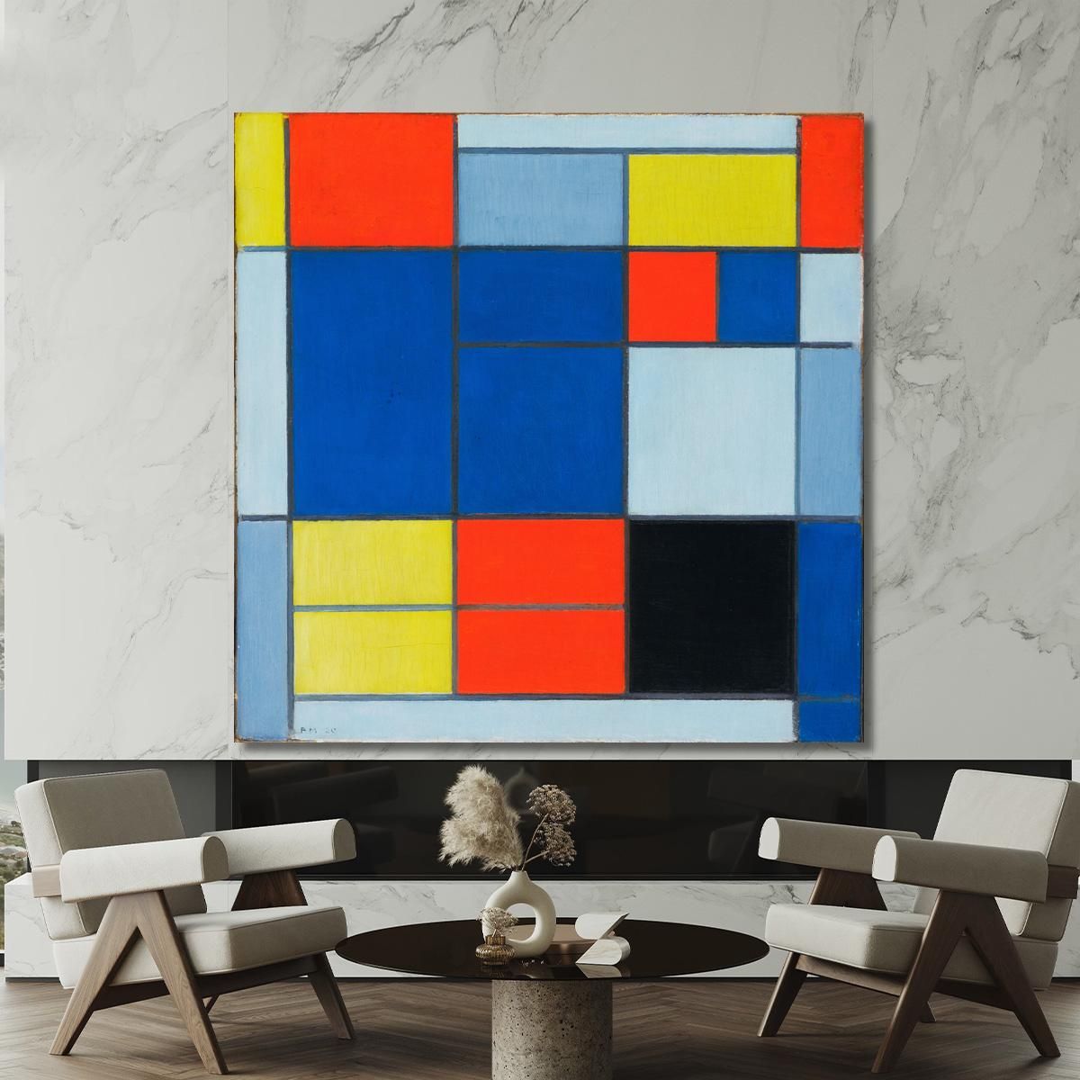 Composition C Piet Mondrian pmn5 canvas print 