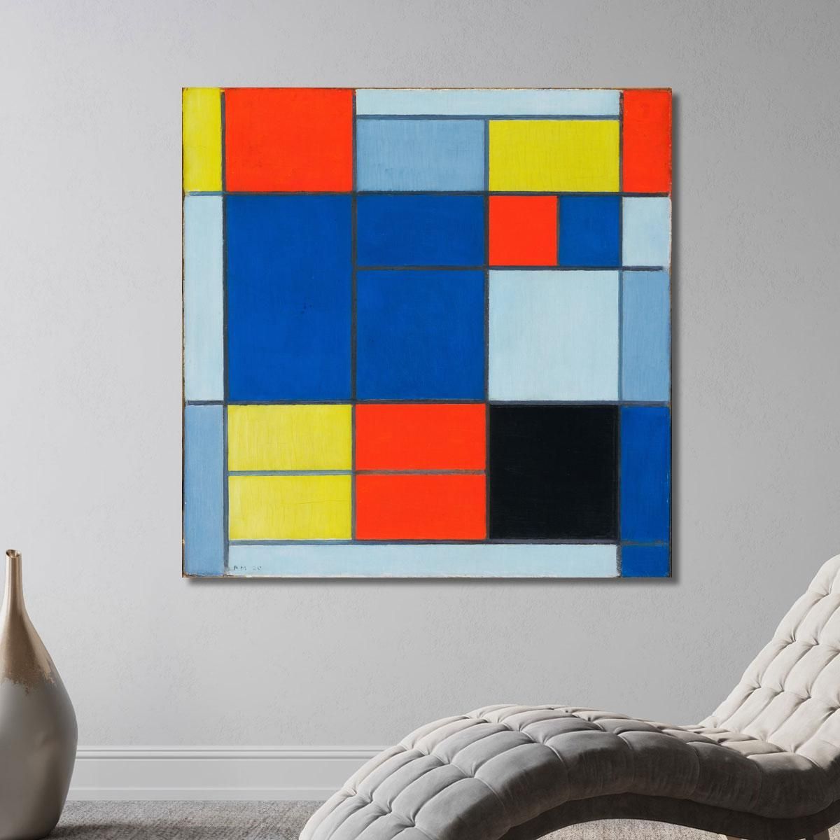 Composition C Piet Mondrian pmn5 canvas print 