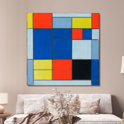 Composition C Piet Mondrian pmn5 canvas print 