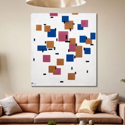 Composition In Colour A Piet Mondrian pmn7 canvas print 