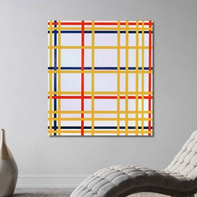 New York City I Piet Mondrian pmn11 canvas print 