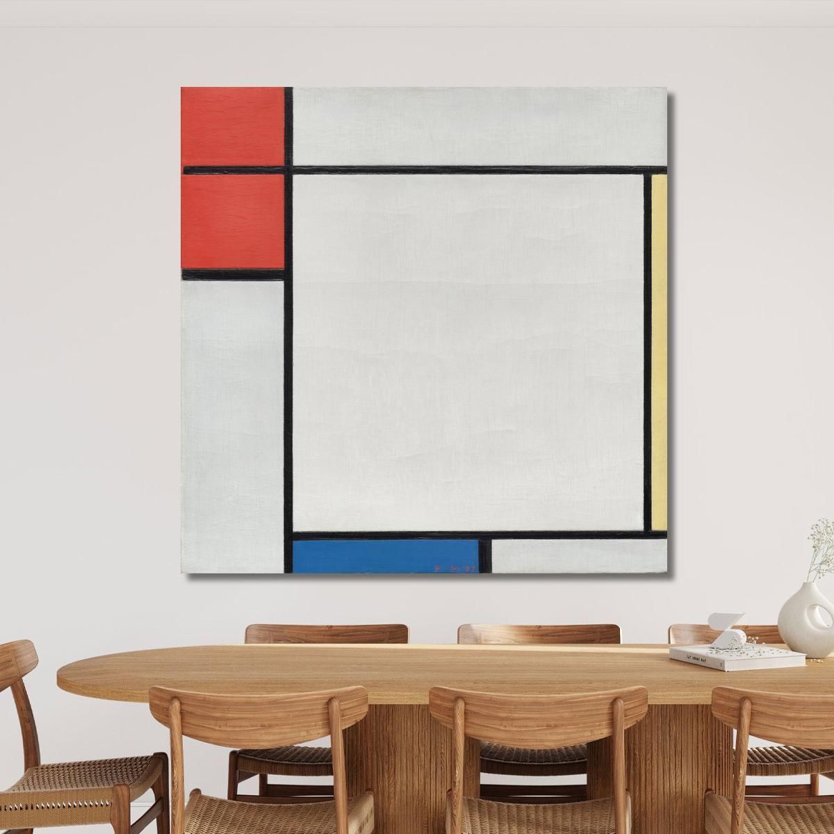 Composition With Red Yellow And Blue Piet Mondrian pmn32 canvas print 