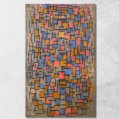 Composition Piet Mondrian pmn34 canvas print 