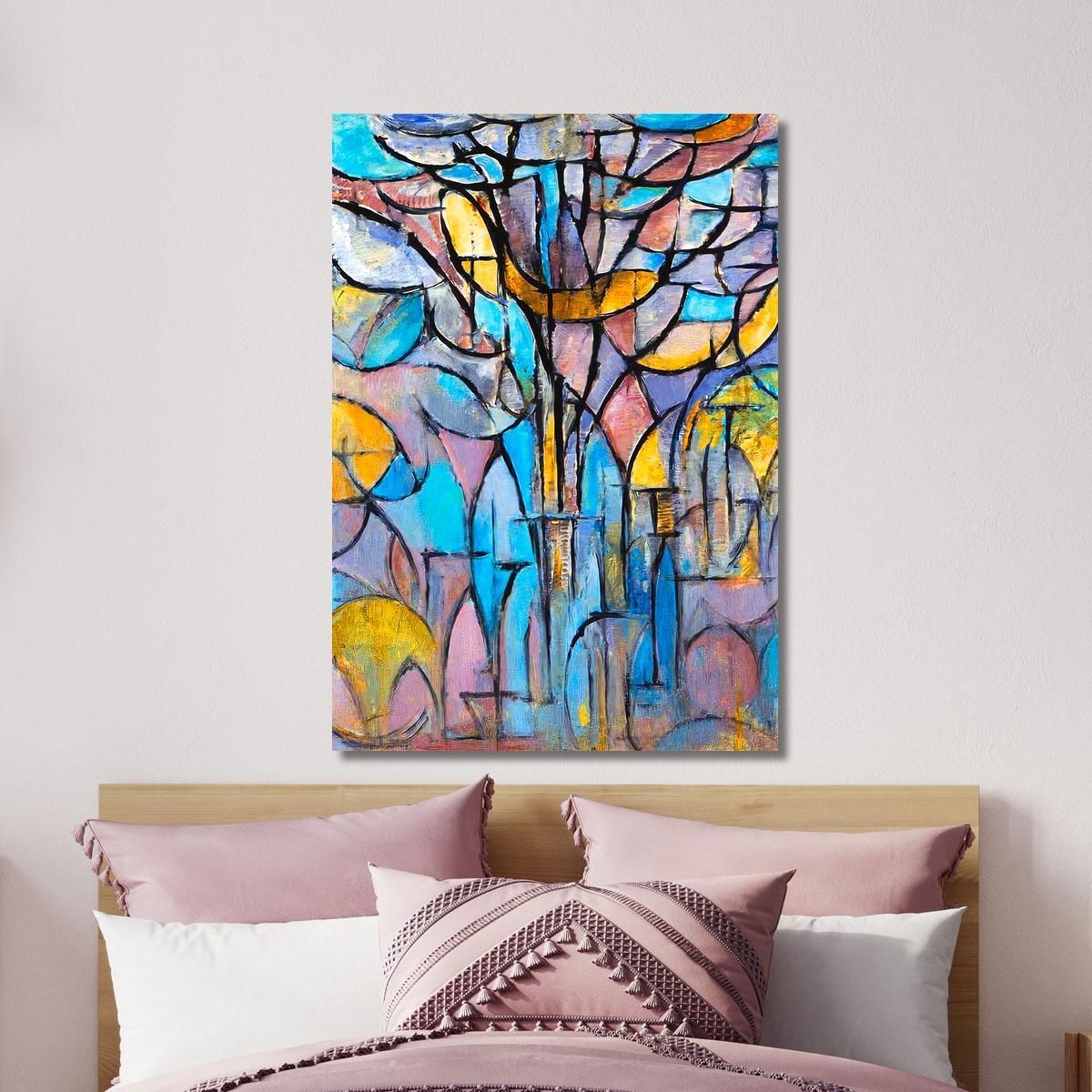 Trees Piet Mondrian pmn52 canvas print 