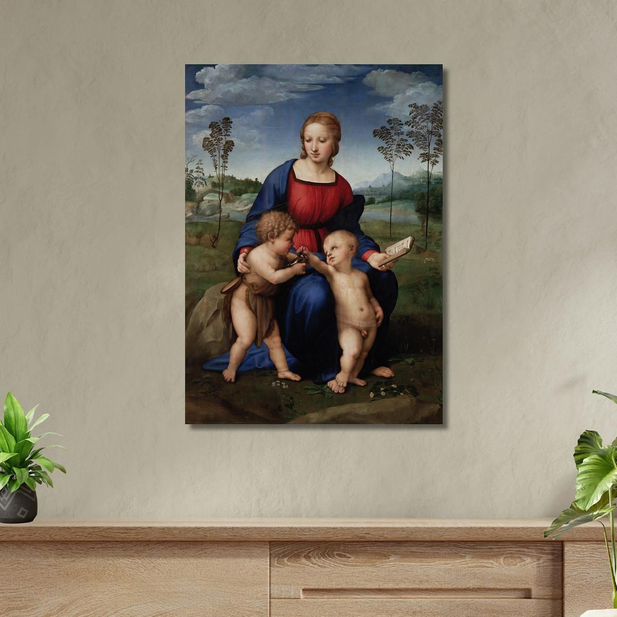 Madonna Of The Goldfinch Raphael rph14 canvas print 