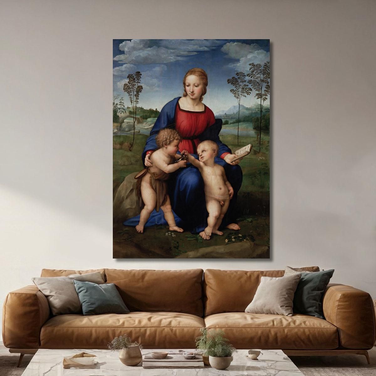 Madonna Of The Goldfinch Raphael rph14 canvas print 