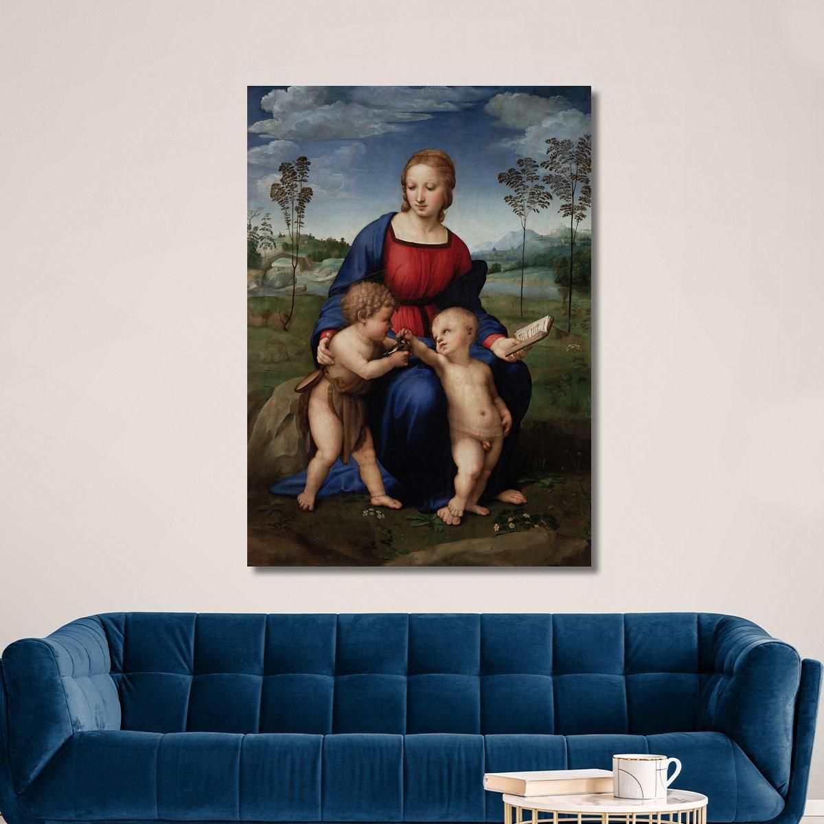 Madonna Of The Goldfinch Raphael rph14 canvas print 