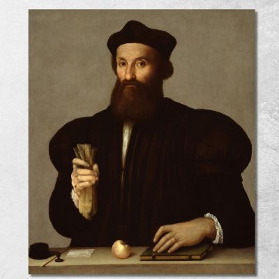 Portrait Of A Gentleman Raphael rph23 canvas print 